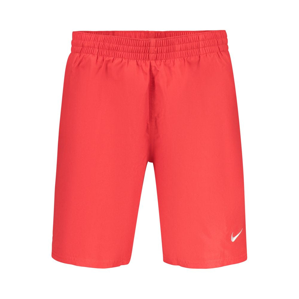Nike Rosso Polyester Mens Boxer - Swimwear for Comfort and Style
