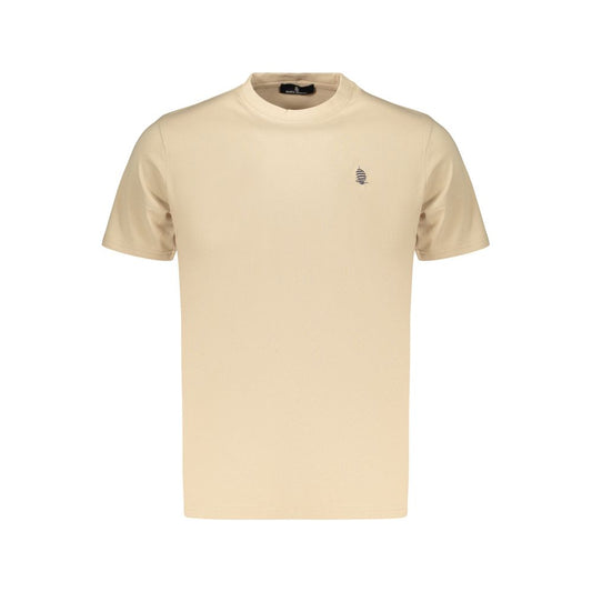 Marina Yachting Beige Cotton Men's T-Shirt - Stylish Comfort