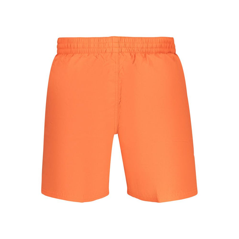 Nike Orange Polyester Men's Swim Boxers for Beach Days