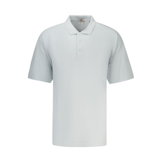 Polo en Coton Azzurro pour Hommes Rifle