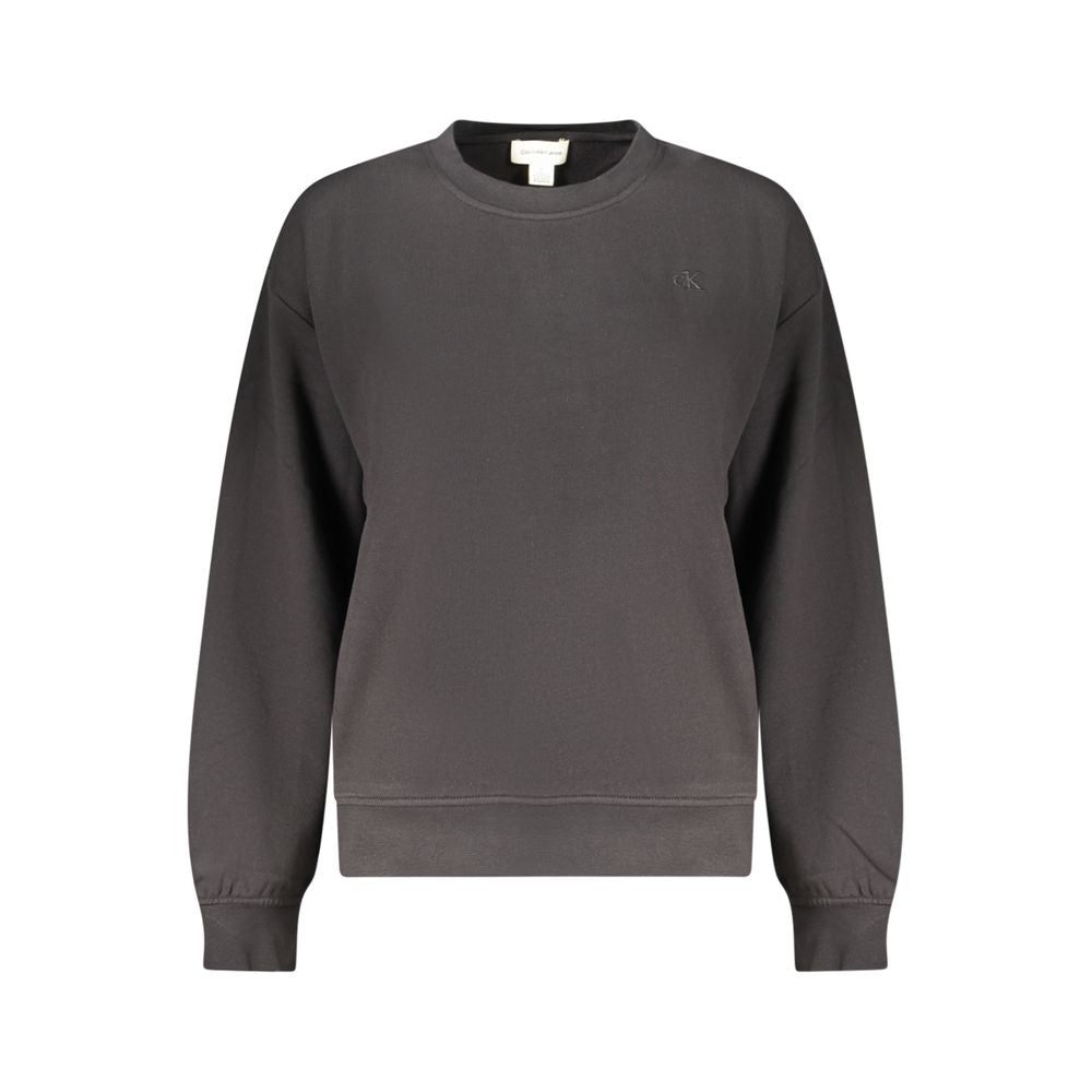 Calvin Klein Black Cotton Women's Sweatshirt