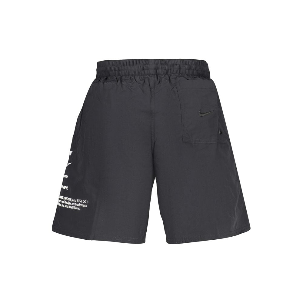 Nike Black Polyester Men's Swim Boxer Shorts