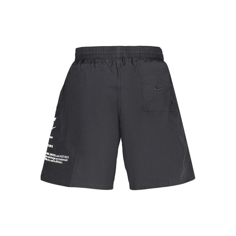 Nike Black Polyester Men's Swim Boxer Shorts