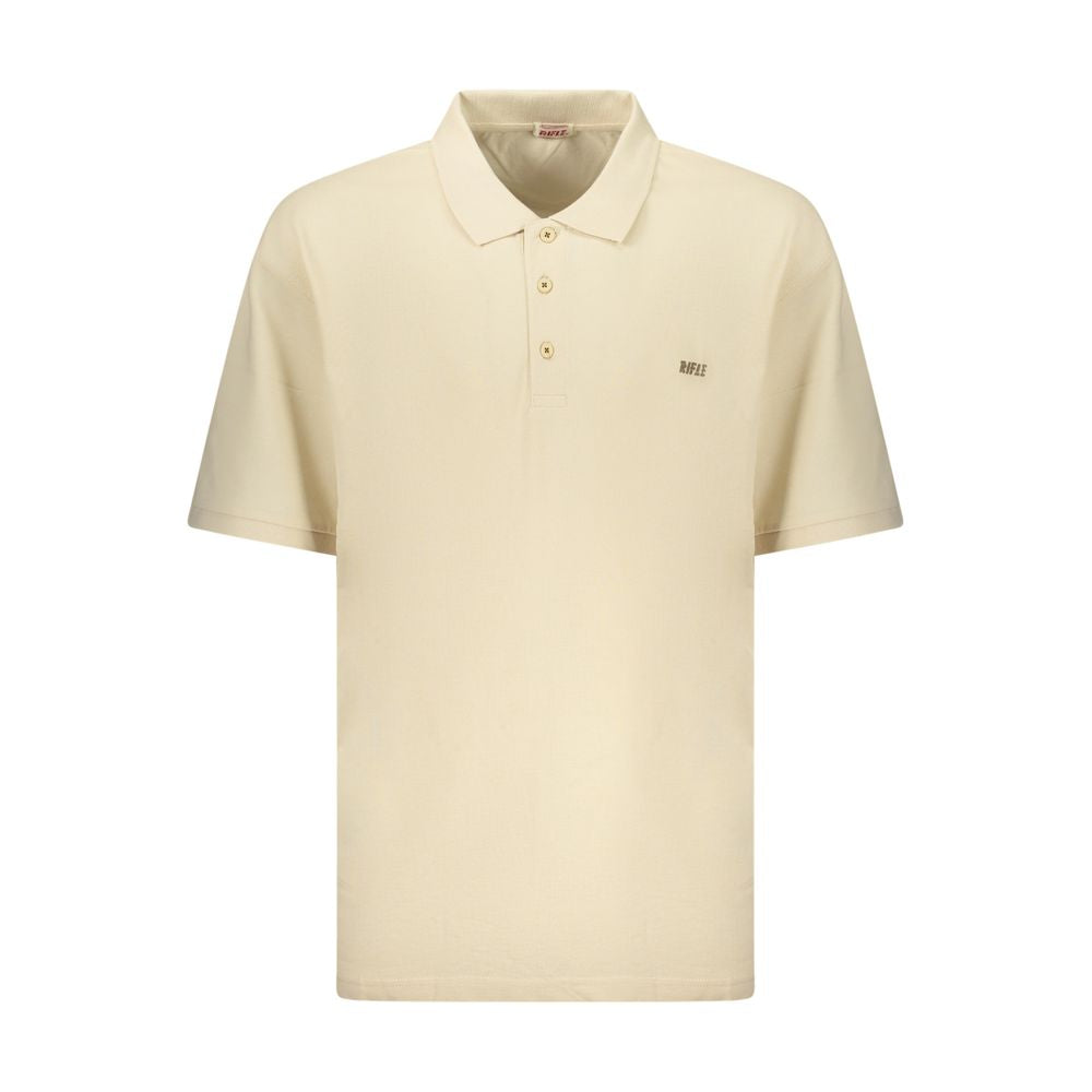 Rifle Beige Cotton Polo Shirt