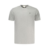 T-Shirt en Coton Gris Calvin Klein pour Homme