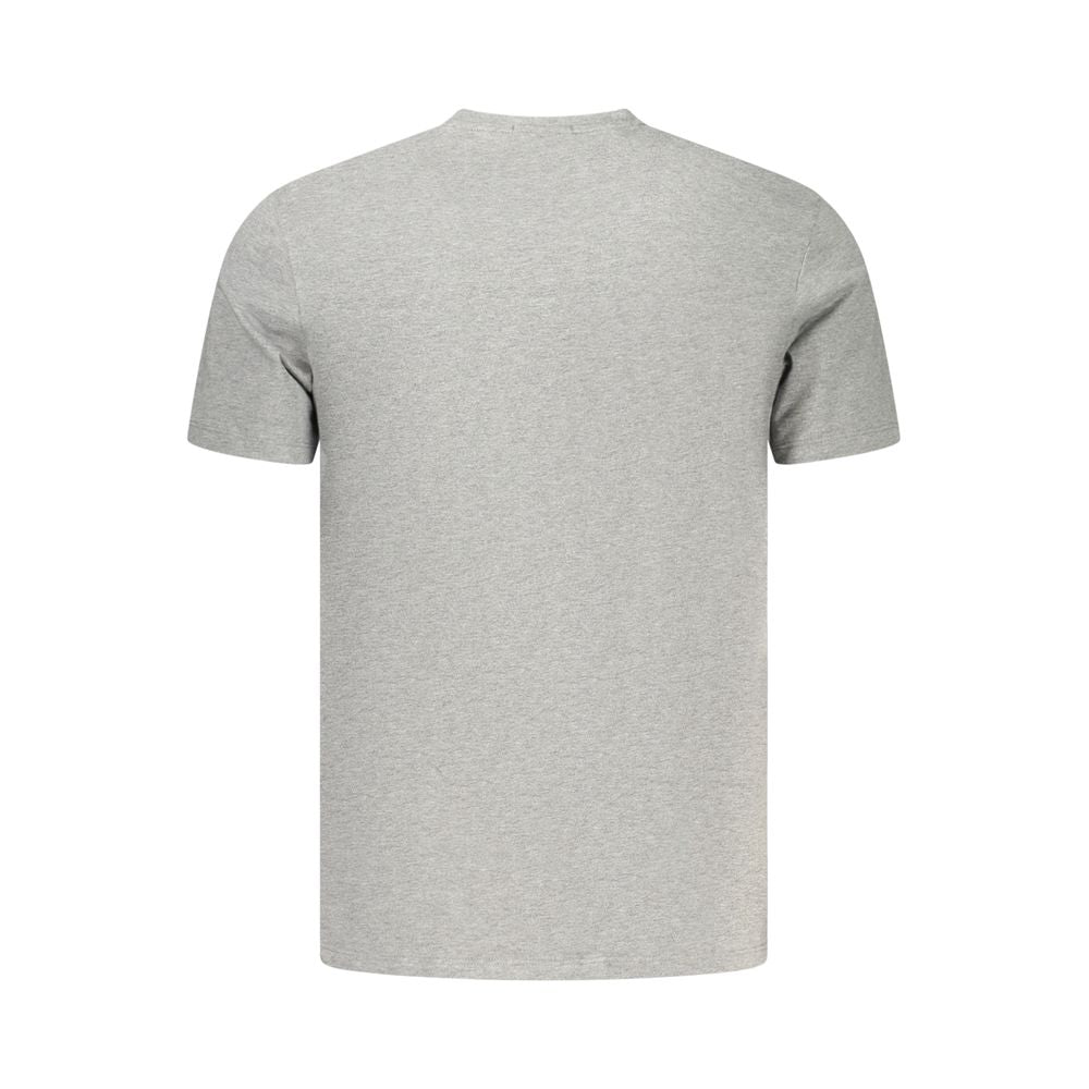 T-Shirt en Coton Gris Calvin Klein pour Homme