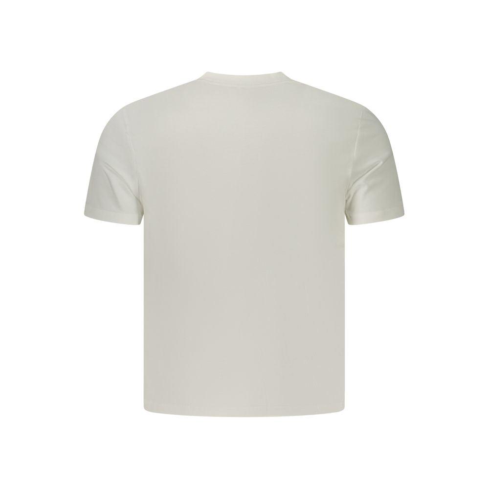 Calvin Klein White Cotton T-Shirt - Classic Crew Neck