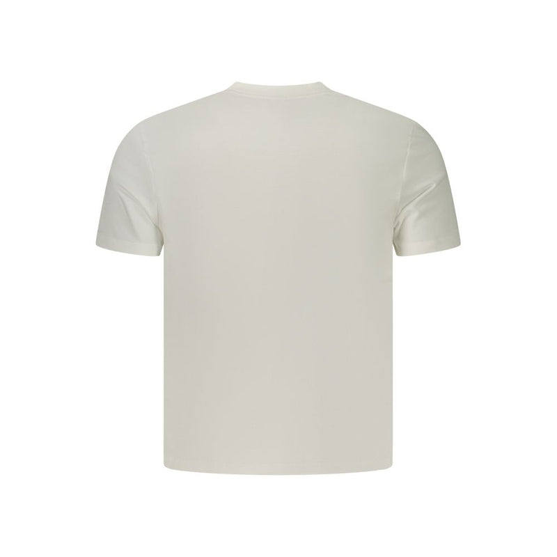 Calvin Klein White Cotton T-Shirt - Classic Crew Neck