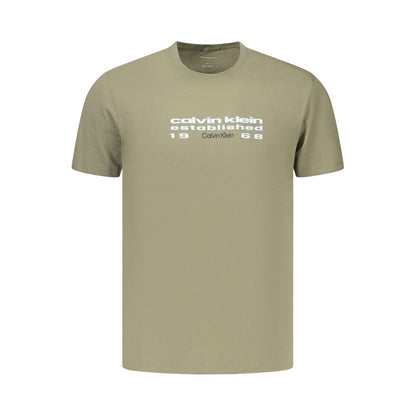 Calvin Klein Green Cotton T-Shirt