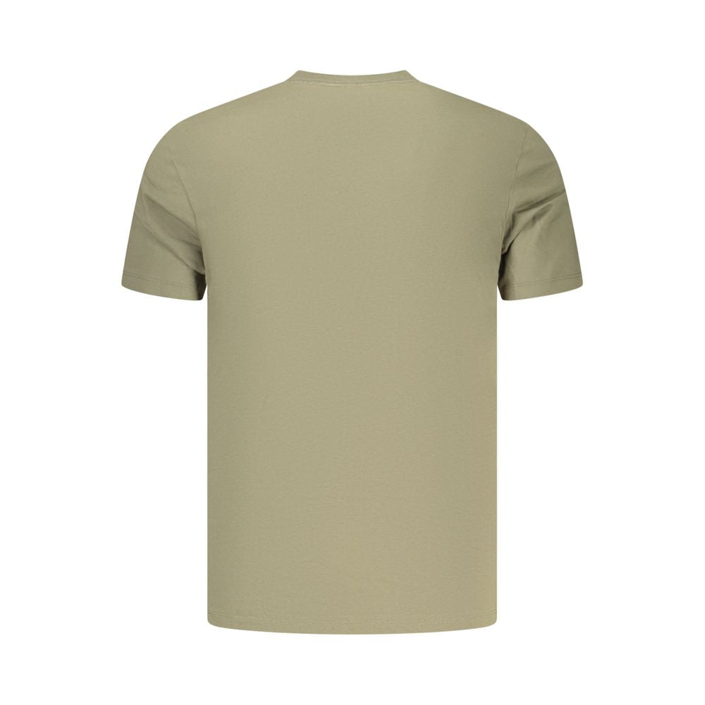 Calvin Klein Green Cotton T-Shirt - Stylish Comfort for Men