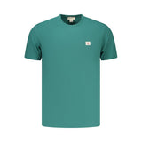 Calvin Klein Green Cotton T-Shirt - Classic Fit Crew Neck