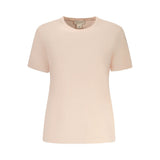 T-Shirt en Coton Rose Calvin Klein pour Femme