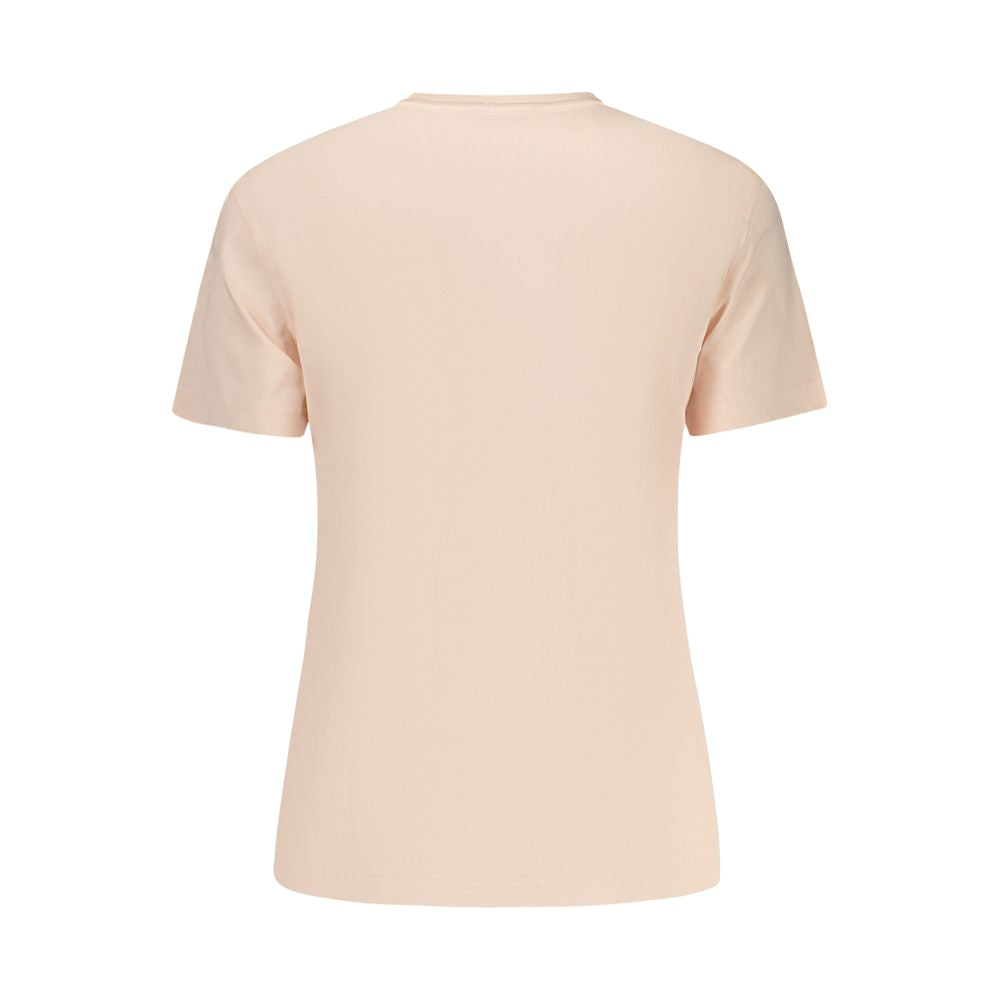 T-Shirt en Coton Rose Calvin Klein pour Femme