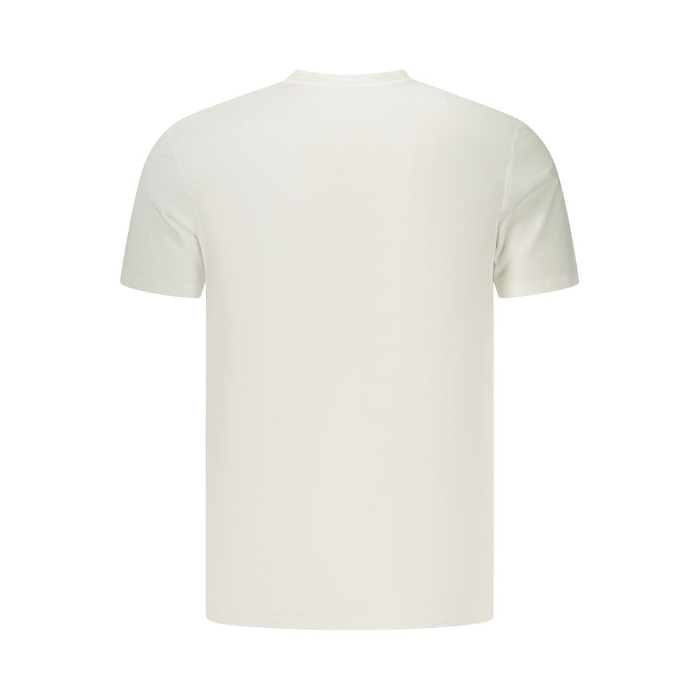 Calvin Klein White Cotton T-Shirt - Classic Crew Neck