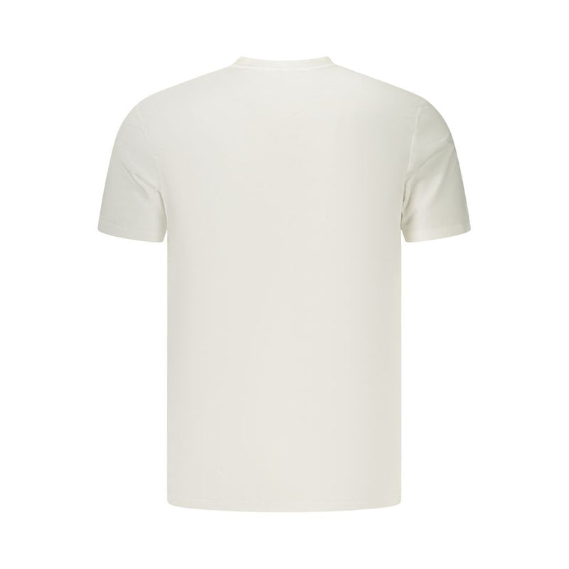 Calvin Klein White Cotton T-Shirt - Classic Crew Neck