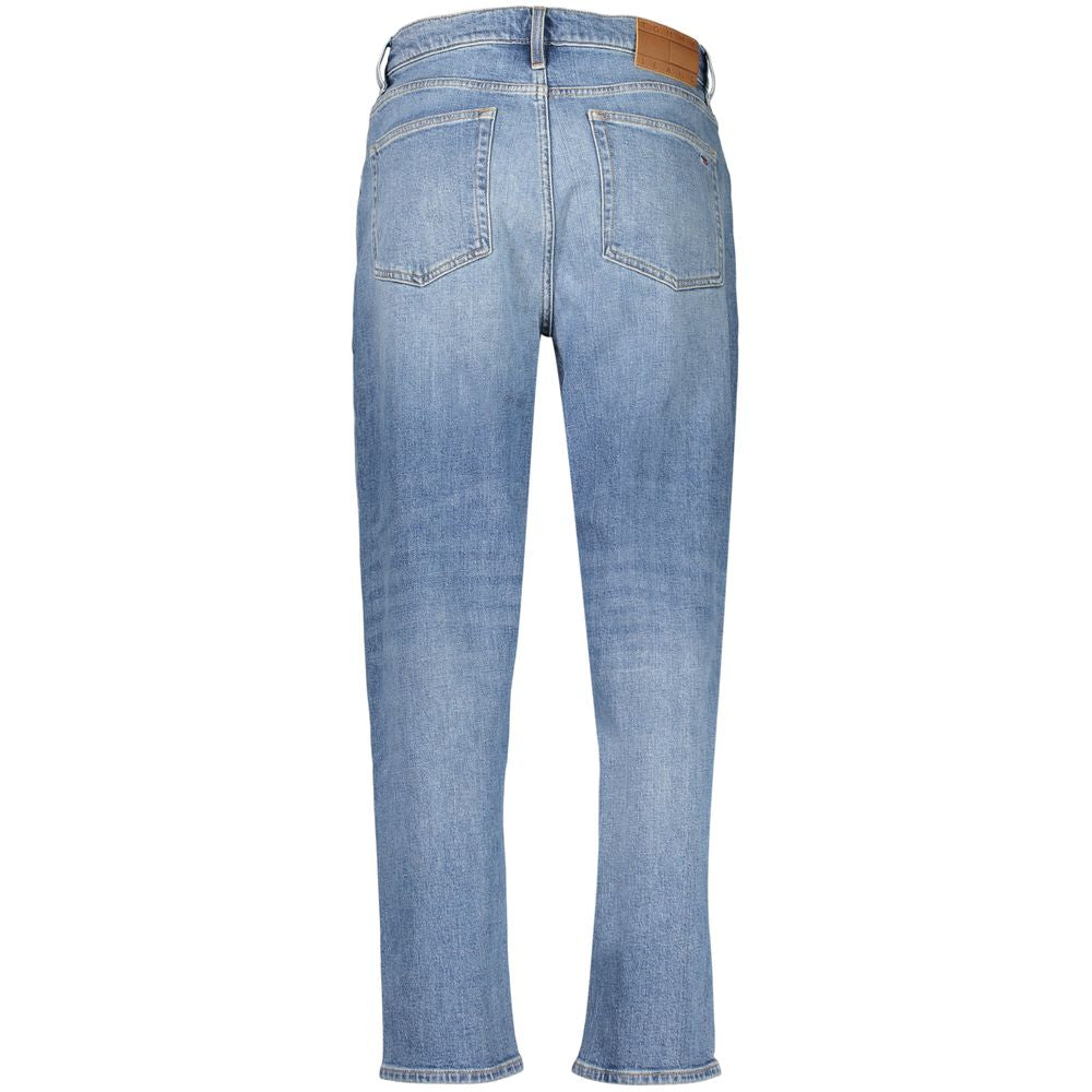 Tommy Hilfiger Blue Cotton Tapered Jeans for Women