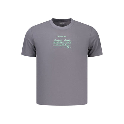 Calvin Klein Gray Cotton T-Shirt