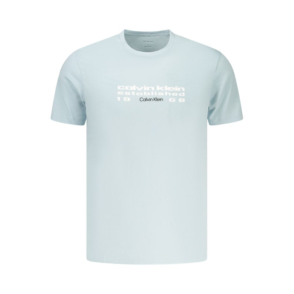 Calvin Klein Blue Cotton T-Shirt - Stylish Comfort for Men