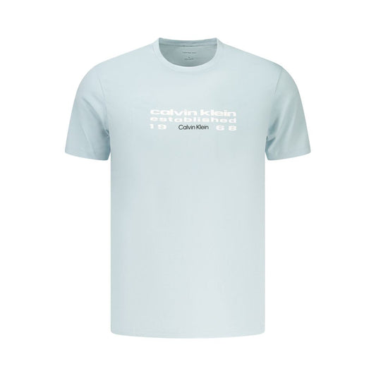 Calvin Klein Blue Cotton T-Shirt - Stylish Comfort for Men