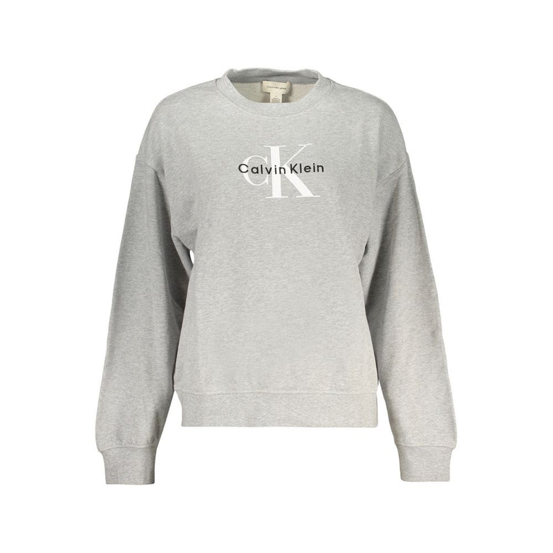 Calvin Klein Gray Cotton Sweatshirt for Women