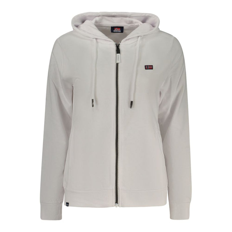 Sweatshirt en coton blanc Norway 1963 pour femme