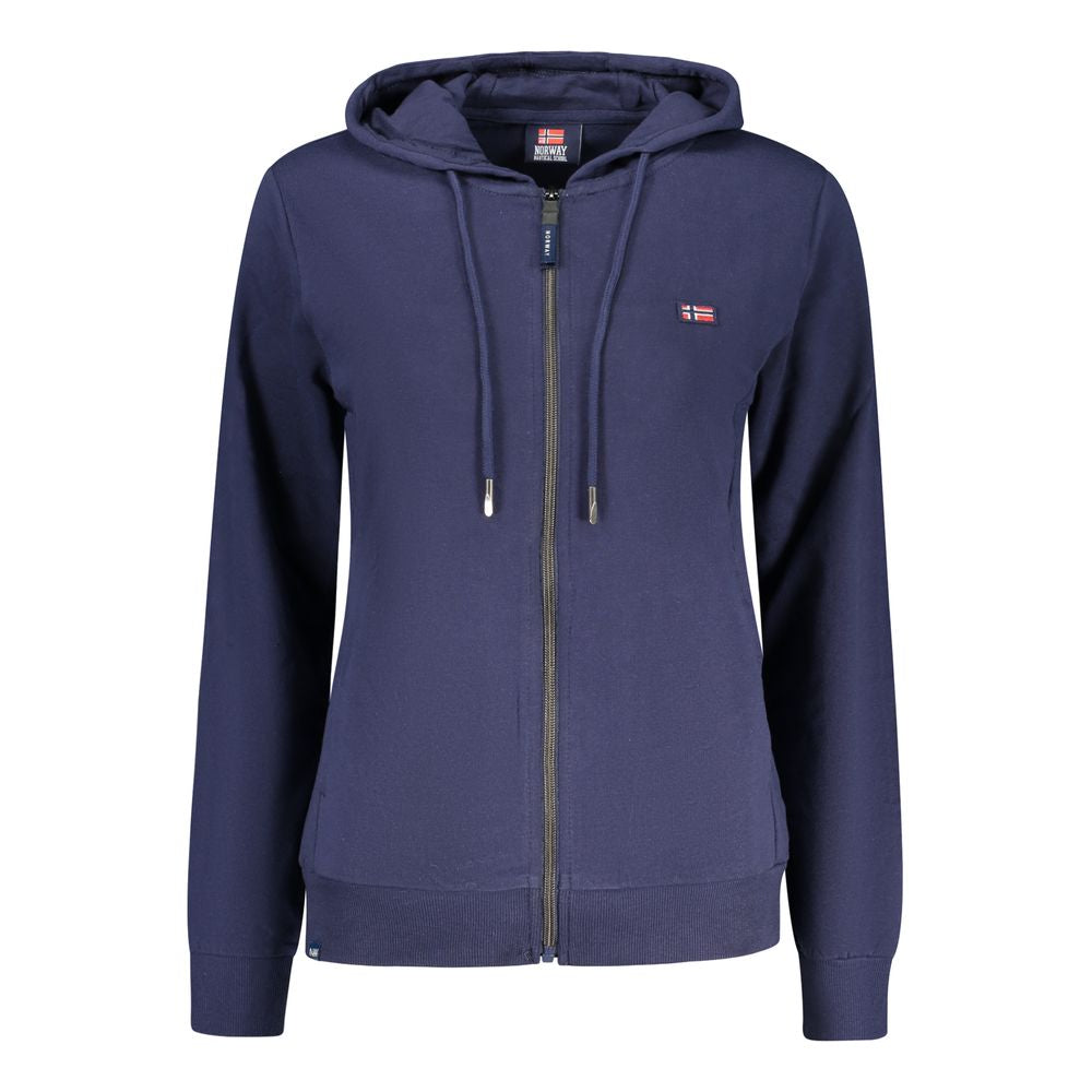 Norway 1963 Sweatshirt en Coton Bleu pour Femme
