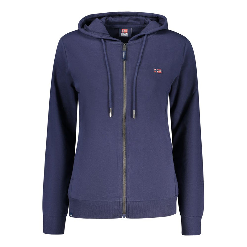 Norway 1963 Sweatshirt en Coton Bleu pour Femme