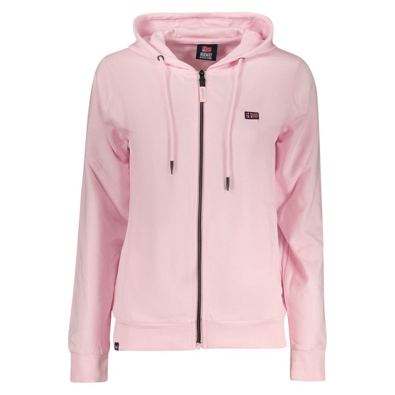 Norway 1963 Pink Cotton Sweatshirt for Women