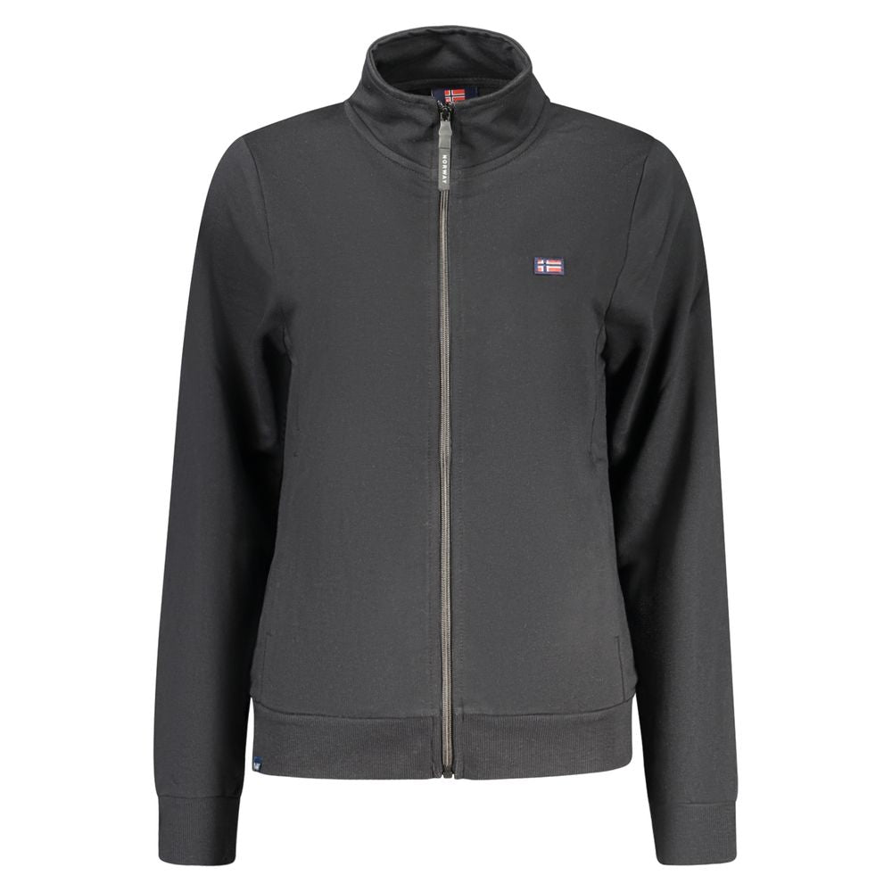 Norway 1963 Black Cotton Sweatshirt for Women