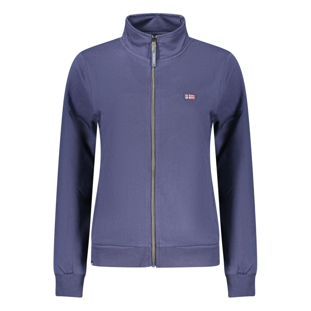 Norway 1963 Sweatshirt en Coton Bleu pour Femme