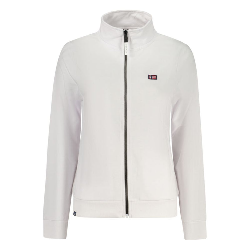 Norway 1963 White Cotton Sweatshirt for Women
