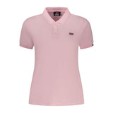 Polo Shirt en Coton Rose Norway 1963 pour Femme