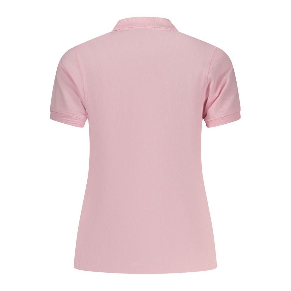 Polo Shirt en Coton Rose Norway 1963 pour Femme