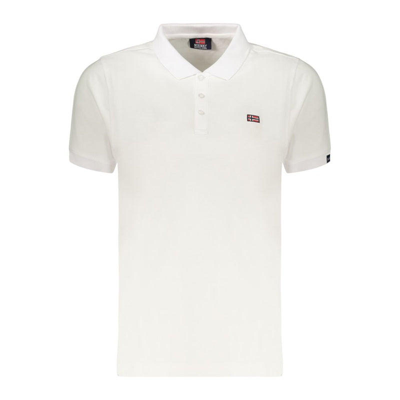 Norway 1963 White Cotton Polo Shirt for Women