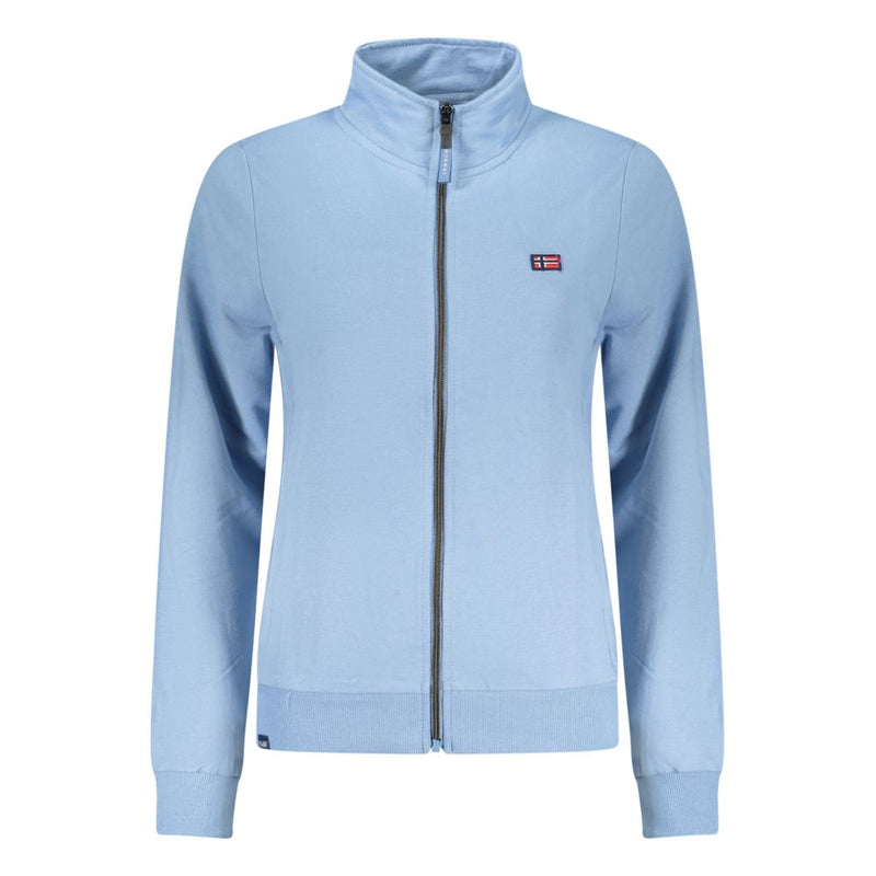 Norway 1963 Blue Cotton Sweatshirt for Women