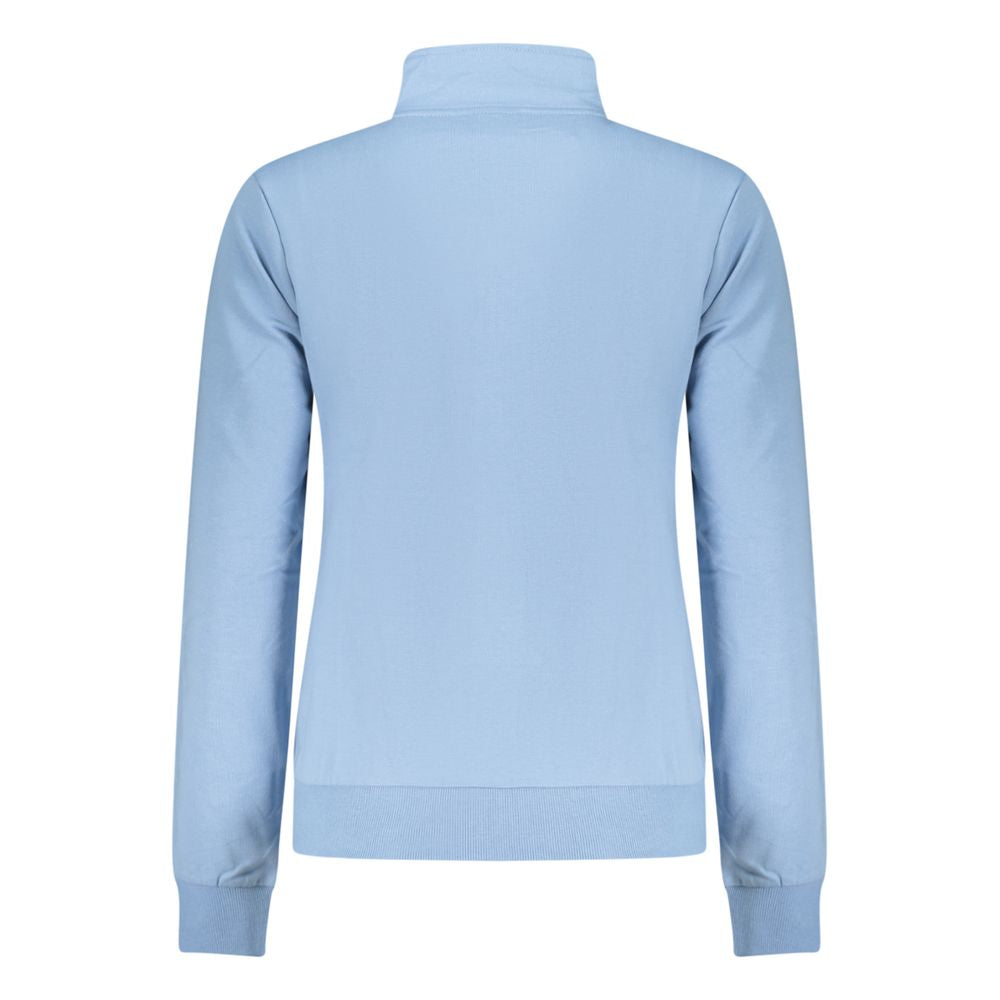 Norway 1963 Blue Cotton Sweatshirt - Stylish Comfort for Women