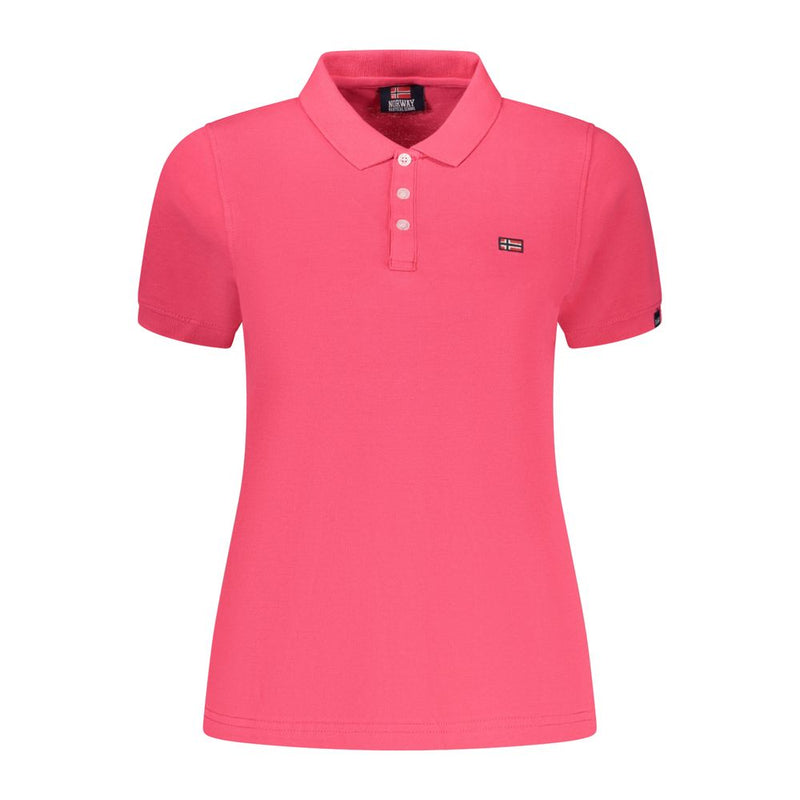 Norway 1963 Pink Cotton Polo Shirt - Stylish & Comfortable