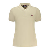 Polo Shirt Beige en Coton pour Femme - Norway 1963