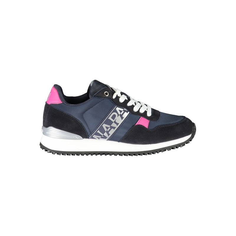 Napapijri Blue Polyester Sneaker - Stylish and Comfortable
