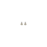 Boucles d'oreilles en laiton bicolores Valentino Garavani