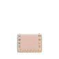 Valentino Garavani Pink Calf Leather Bos Taurus Wallet