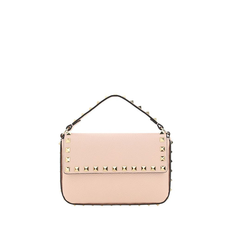 Valentino Garavani Pink Calf Leather Bos Taurus Shoulder Bag