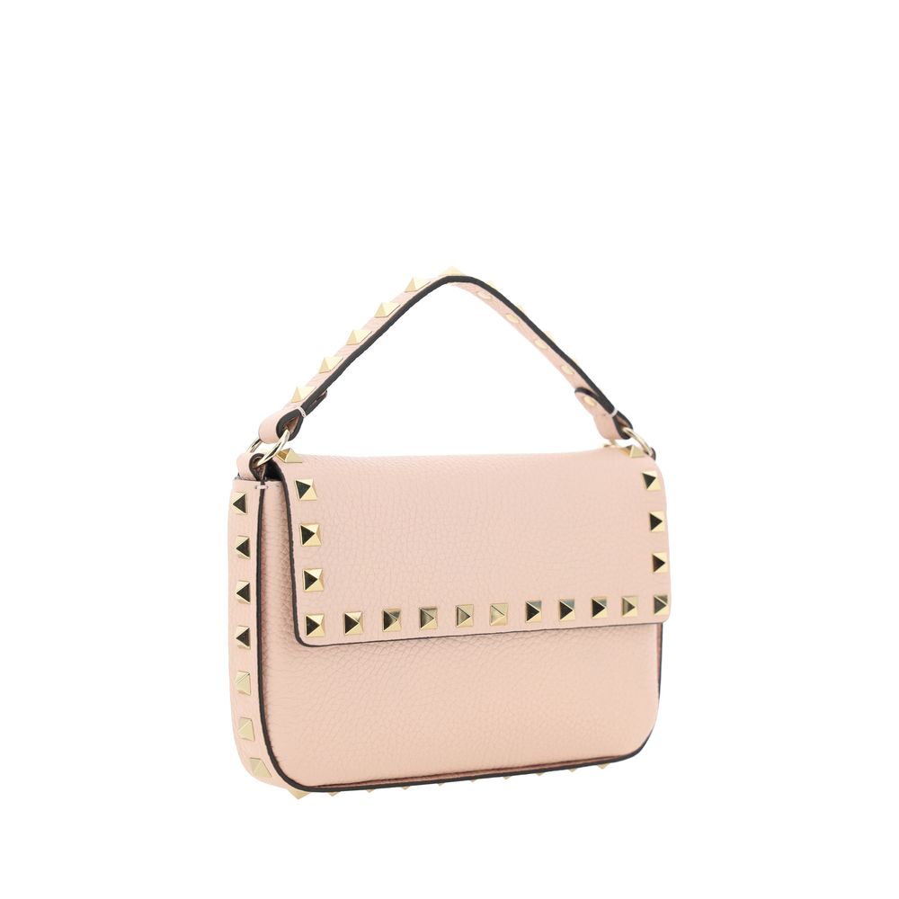 Valentino Garavani Pink Calf Leather Bos Taurus Shoulder Bag