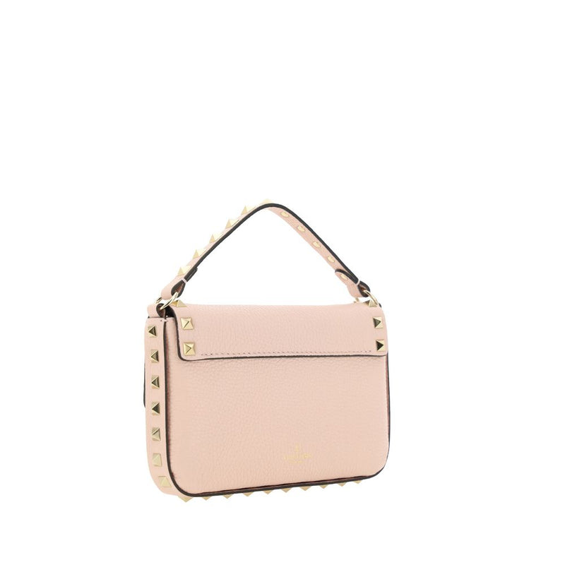 Valentino Garavani Pink Calf Leather Bos Taurus Shoulder Bag