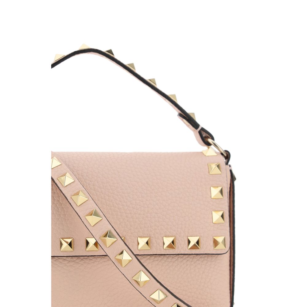 Valentino Garavani Pink Calf Leather Bos Taurus Shoulder Bag