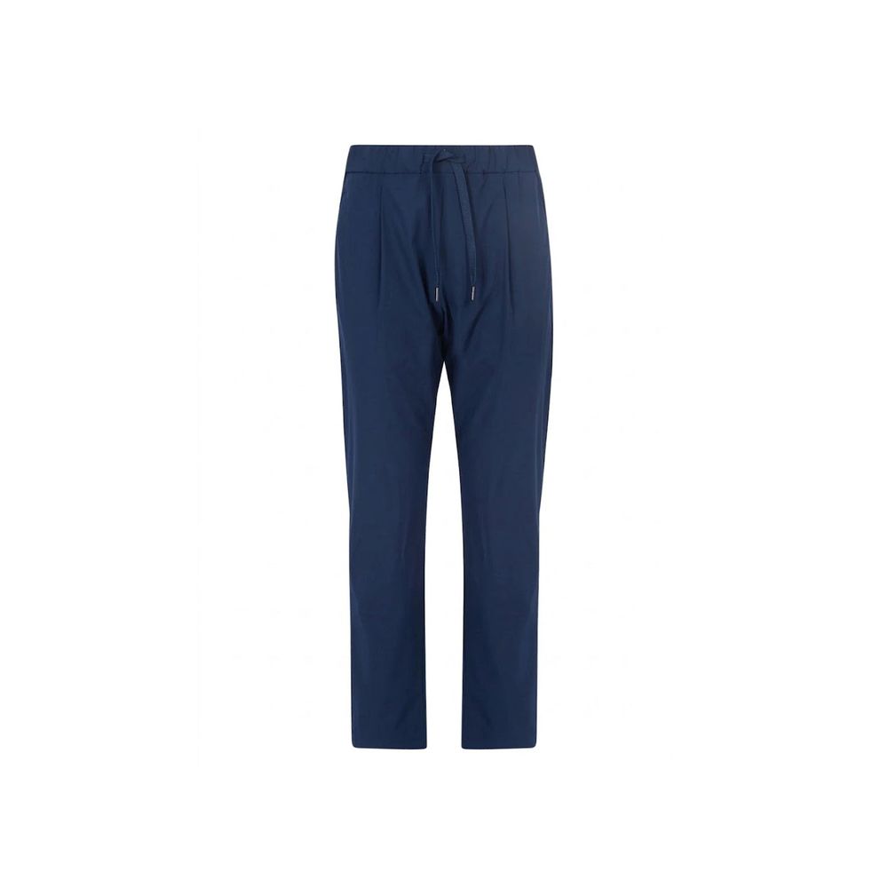 Herno Blue Elastane Casual Pants for Women