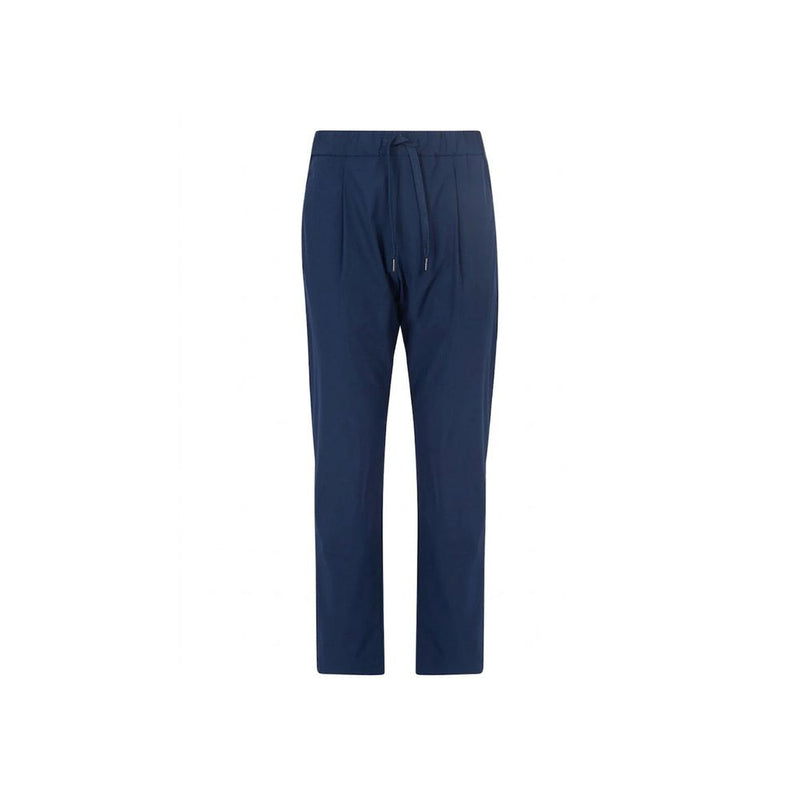 Herno Blue Elastane Casual Pants for Women