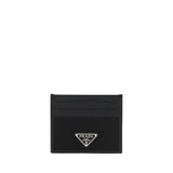 Prada Black Calf Leather Bos Taurus Wallet - Stylish Card Holder
