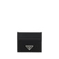 Prada Black Calf Leather Bos Taurus Wallet