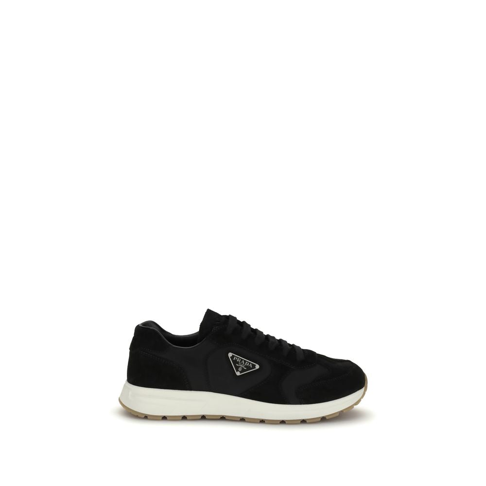 Prada Black Recycled Polyamide Prax 01 Sneakers